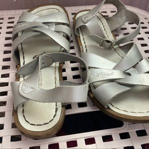 Saltwater Silver Sandals